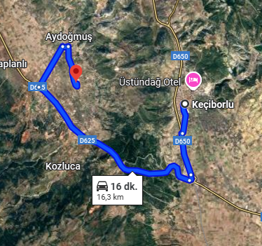 ISPARTA KEÇİBORLU AYDOĞMUŞ MAH. 2.456M² TARLA SATILIK - ISPARTA KEÇİBORLU fotoğraf 4